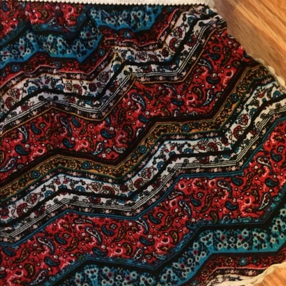 No Boundaries Mulri-Color Crichet Waist Boho Shorts S - Picture 6 of 7